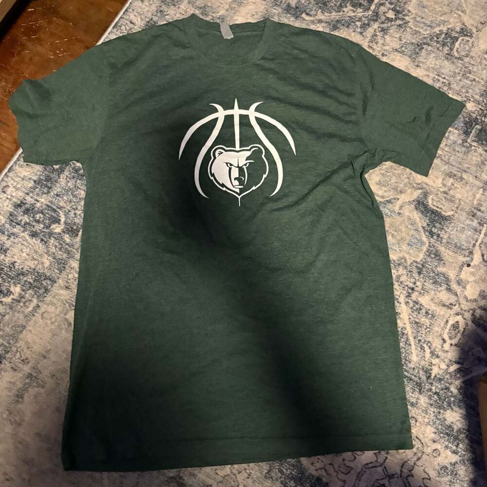 Next Level Apparel Men's Forest Green Memphis Grizzlies Basketball Icon Legend T